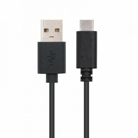 art_nan-cab-10-01-2102_1 Cable usb 2.0 nanocable 10.01.2102/ usb tipo-c macho - usb macho/ 480mbps/ 2m/ negro