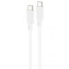 Cable USB 2.0 Tipo-C Nanocable 10.01.2301-W/ USB Tipo-C Macho - USB Tipo-C Macho/ 480Mbps/ 1m/ Blanco