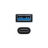 Cable USB 3.1 Nanocable 10.01.4001/ USB Tipo-C Macho - USB Macho/ 1m/ Negro