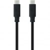 Cable usb 3.2 tipo-c nanocable 10.01.4103/ usb tipo-c macho - usb tipo-c macho/ hasta 100w/ 20gbps/ 3m/ negro