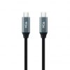 Cable usb 3.2 tipo-c nanocable 10.01.4303/ usb tipo-c macho - usb tipo-c macho/ 3m/ gris y negro