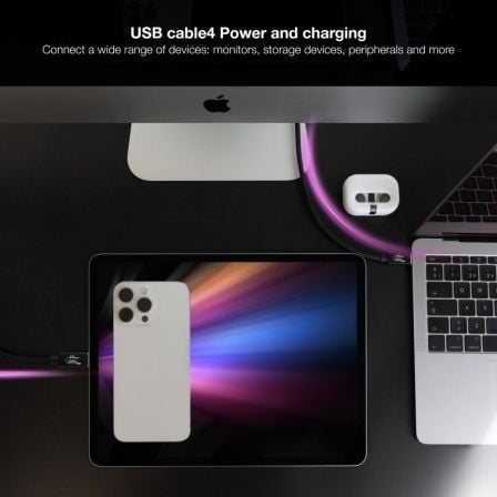 art_nan-cab-10-01-5002_4 Cable usb 4.0 nanocable 10.01.5002/ usb tipo-c macho - usb tipo-c macho/ hasta 240w/ 40gbps/ 1.8m/ negro