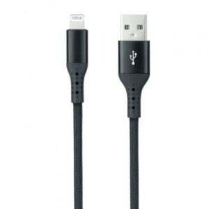 Cable usb 2.0 lightning nanocable 10.10.0401-cobk/ usb macho - lightning macho/ 1m/ negro