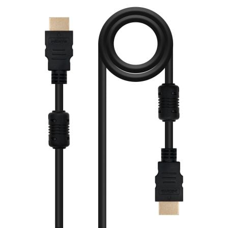 Cable hdmi 1.4 nanocable 10.15.1802/ hdmi macho - hdmi macho/ 1.8m/ negro