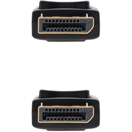 Cable displayport 1.2 4k nanocable 10.15.2301/ displayport macho - displayport macho/ 1m/ negro