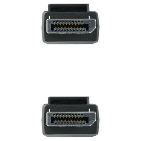 Cable displayport nanocable 10.15.2602/ displayport macho - displayport macho/ 2m/ negro