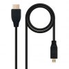 Cable micro hdmi nanocable 10.15.3502/ hdmi macho - micro hdmi macho/ 1.8m/ negro