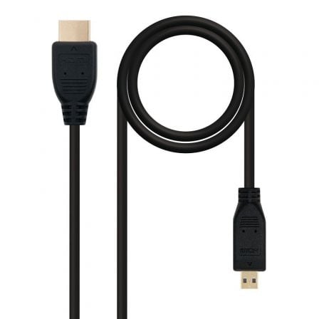 Cable micro hdmi nanocable 10.15.3502/ hdmi macho - micro hdmi macho/ 1.8m/ negro