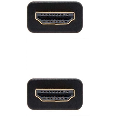 Cable hdmi 2.0 4k nanocable 10.15.1602/ hdmi macho - hdmi macho/ 1.5m/ negro/ naranja
