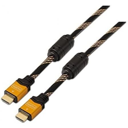 Cable hdmi 2.0 4k nanocable 10.15.1602/ hdmi macho - hdmi macho/ 1.5m/ negro/ naranja