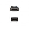 Cable conversor nanocable 10.15.4300/ displayport macho - hdmi macho/ 50cm/ negro