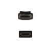Cable displayport nanocable 10.15.4302/ displayport macho - hdmi macho/ 2m/ negro