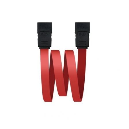 Cable sata nanocable 10.18.0101-oem/ sata hembra - sata hembra/ 50cm/ rojo