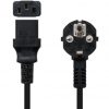 Cable alimentación cpu nanocable 10.22.0102-l2/ cee7 macho - c13 hembra/ 2m/ negro