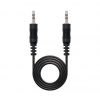Cable estéreo nanocable 10.24.0105/ jack 3.5 macho - jack 3.5 macho/ 5m/ negro
