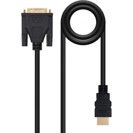Cable hdmi nanocable 10.15.0503/ dvi macho - hdmi macho/ 3m/ negro