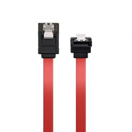 Cable sata nanocable 10.18.0301/ sata hembra - sata hembra/ 50cm/ rojo
