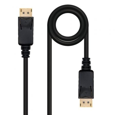 Cable displayport 1.2 4k nanocable 10.15.2301-l150/ displayport macho - displayport macho/ 1.5m/ negro