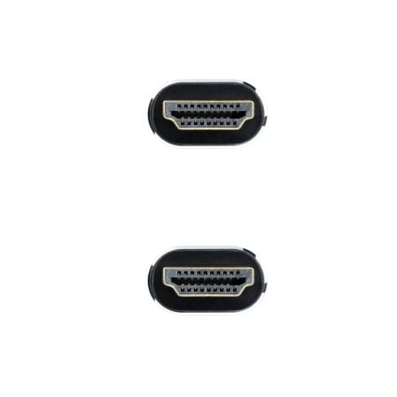 Cable hdmi 2.1 8k nanocable 10.15.8001/ hdmi macho - hdmi macho/ 1m/ negro