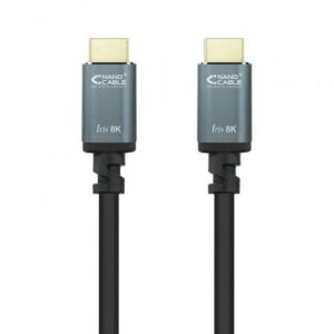 Cable hdmi 2.1 8k nanocable 10.15.8002/ hdmi macho - hdmi macho/ 2m/ negro