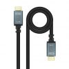 Cable hdmi 2.1 8k nanocable 10.15.8002/ hdmi macho - hdmi macho/ 2m/ negro