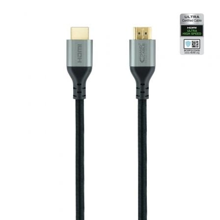 Cable hdmi 2.1 8k nanocable 10.15.8101-l150/ hdmi macho - hdmi macho/ 1.5m/ certificado/ negro