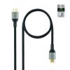 Cable hdmi 2.1 8k nanocable 10.15.8102/ hdmi macho - hdmi macho/ 2m/ certificado/ negro