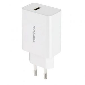 Cargador de pared nanocable 10.10.2003/ 1xusb/ 10w/ blanco