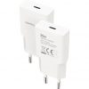 Cargador de pared nanocable 10.10.2024/ 1xusb tipo-c/ 25w/ blanco