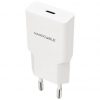 Cargador de pared nanocable 10.10.2027/ 1xusb tipo-c/ 30w/ blanco