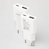 Cargador de pared nanocable 10.10.2028/ 1xusb tipo-c/ 1xusb macho/ 30w/ blanco