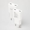 Cargador de pared nanocable 10.10.2029/ 2xusb tipo-c/ 30w/ blanco