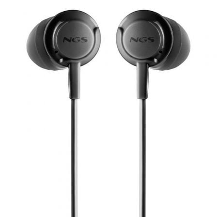 Auriculares intrauditivos ngs cross drift/ con micrófono/ jack 3.5/ negros