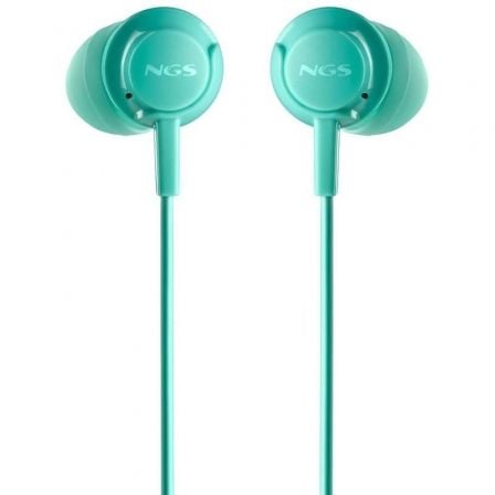 Auriculares intrauditivos ngs cross drift/ con micrófono/ jack 3.5/ verdes