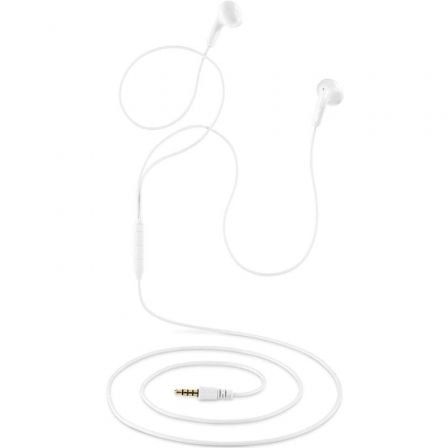 Auriculares intrauditivos ngs cross flip/ con micrófono/ jack 3.5/ blancos