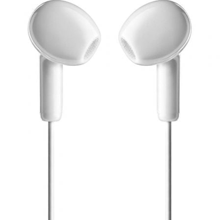 Auriculares intrauditivos ngs cross flip/ con micrófono/ jack 3.5/ blancos