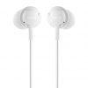 Auriculares intrauditivos ngs cross step/ con micrófono/ usb tipo-c/ blancos