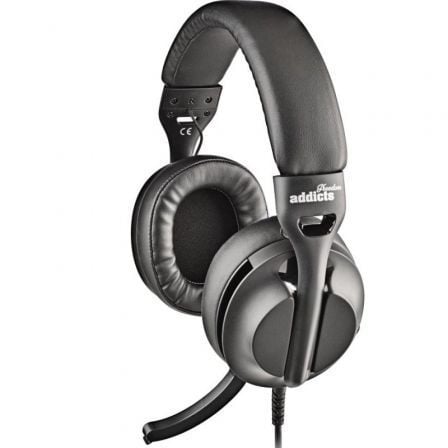 Auriculares ngs vox805 usb-c/ con micrófono/ usb tipo-c/ negros