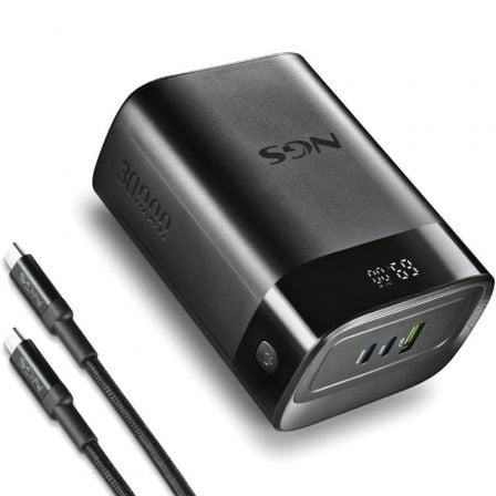 art_ngs-bat-twix30-bk_3 Powerbank 30000mah ngs twix30/ 140w/ compatible con portátiles/ negra