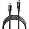 Cable USB 4.0 Tipo-C NGS KNOT/ USB Tipo-C Macho - USB Tipo-C Macho/ Hasta 240W/ 40Gbps/ 2m/ Negro