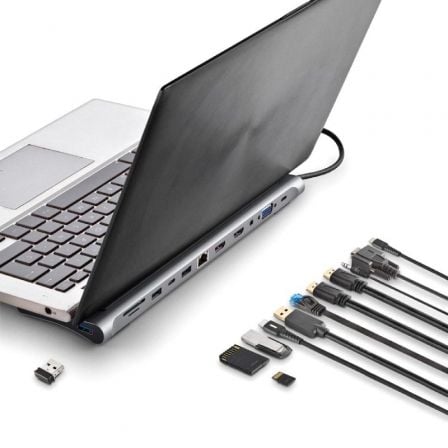 art_ngs-hub-wonderdock12_3 Docking usb tipo-c ngs wonderdock12/ 3xusb/ 2xhdmi 4k/ 1xvga/ 1xrj45/ 1xlector de tarjetas/ 1xjack 3.5/ 1xusb tipo-c pd/ gris