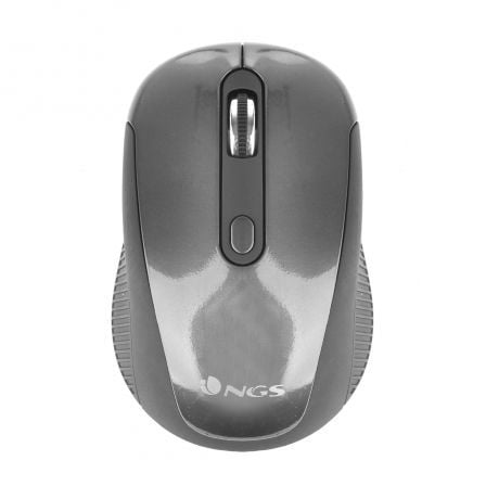 Ratón inalámbrico ngs haze/ hasta 1600 dpi/ grafito y negro