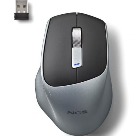 Ratón inalámbrico ngs lush-rb/ hasta 1600 dpi