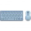 Teclado y ratón inalámbricos ngs fantasy kit blue/ azul