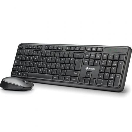 Teclado y ratón inalámbricos ngs harmony kit