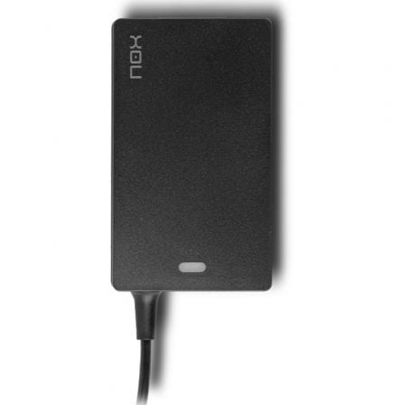 Cargador de portátil nox 65w/ 65w/ automático/ 10 conectores/ voltaje 15-20v