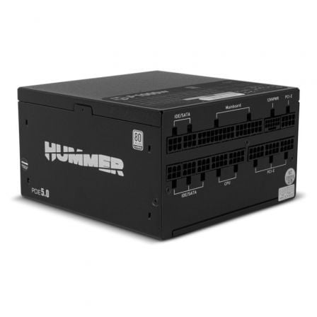 Fuente de alimentación nox hummer p/ 1000w/ ventilador 14cm/ 80 plus platinum