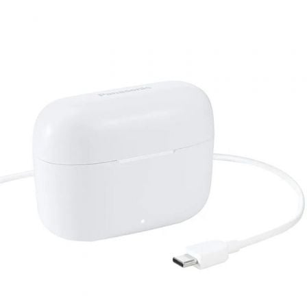 Auriculares bluetooth panasonic rz-b110w con estuche de carga/ autonomía 6h/ blancos