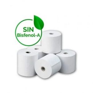 Caja de rollos de papel térmico genérico 80x80 bpaf/ 80 x 80mm/ 48 unidades
