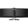 Monitor profesional ultrapanorámico curvo philips 499p9h 48.8"/ dual qhd/ webcam/ multimedia/ regulable en altura/ negro